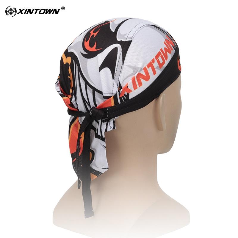 XINTOWN skeleton pirate polyster breathable anti-fade ciclismo bike bicycle running cycling cap hat mens bandanas velo