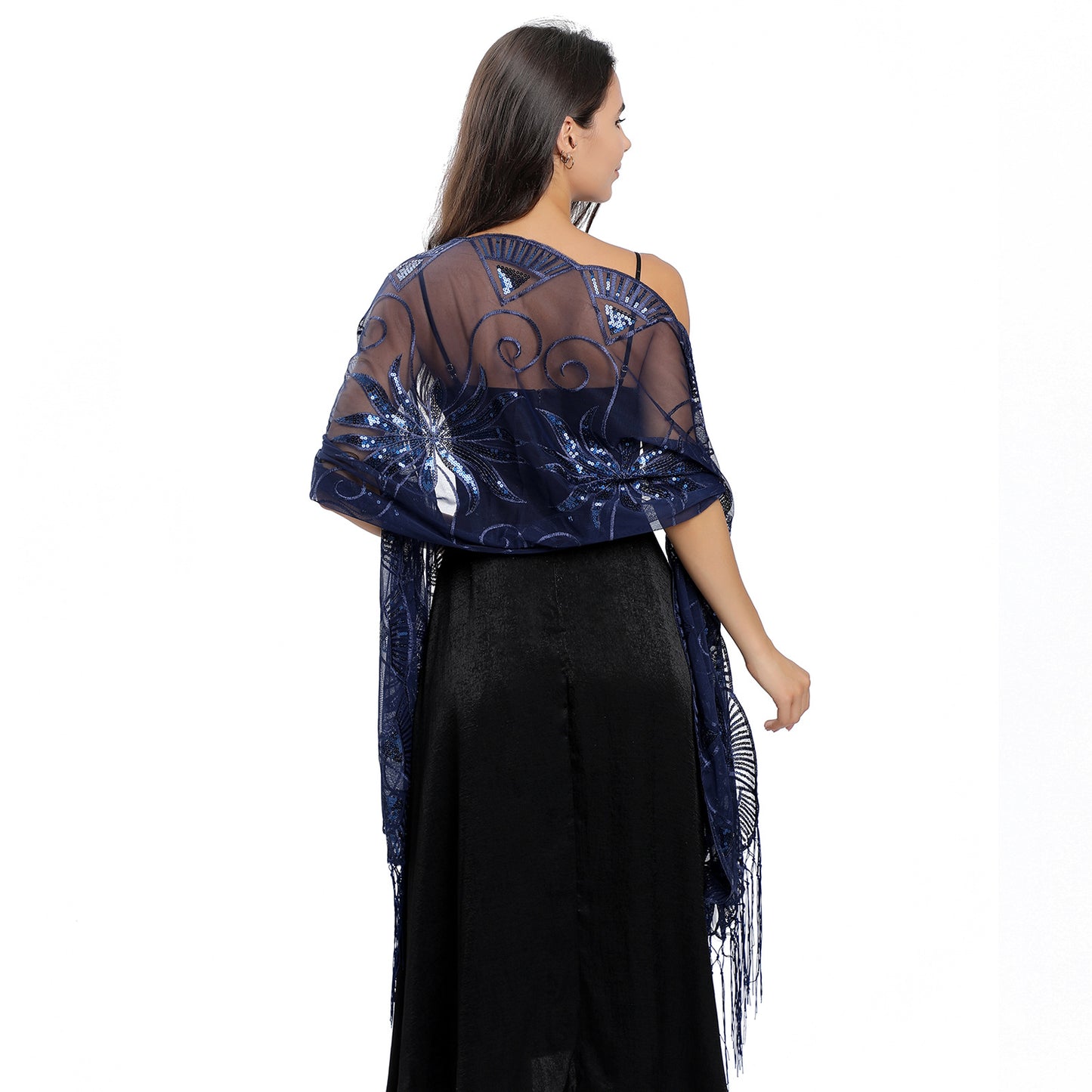 Starlet Energy Sequin Embroidered Cape