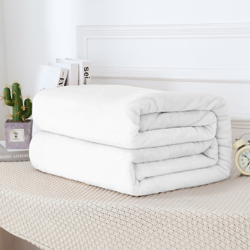 Cozy Up Solid Color Fleece Blanket