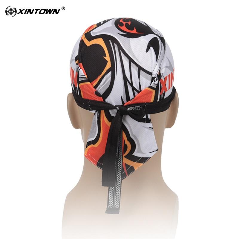 XINTOWN skeleton pirate polyster breathable anti-fade ciclismo bike bicycle running cycling cap hat mens bandanas velo