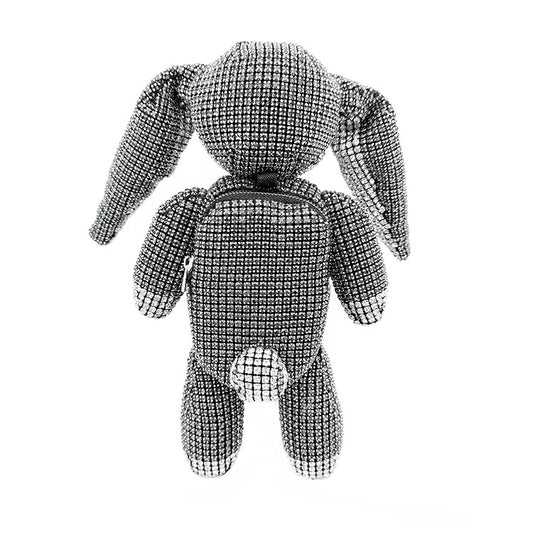 Fashion cartoon cute bunny diamond bag diamond handbag coin key handbag