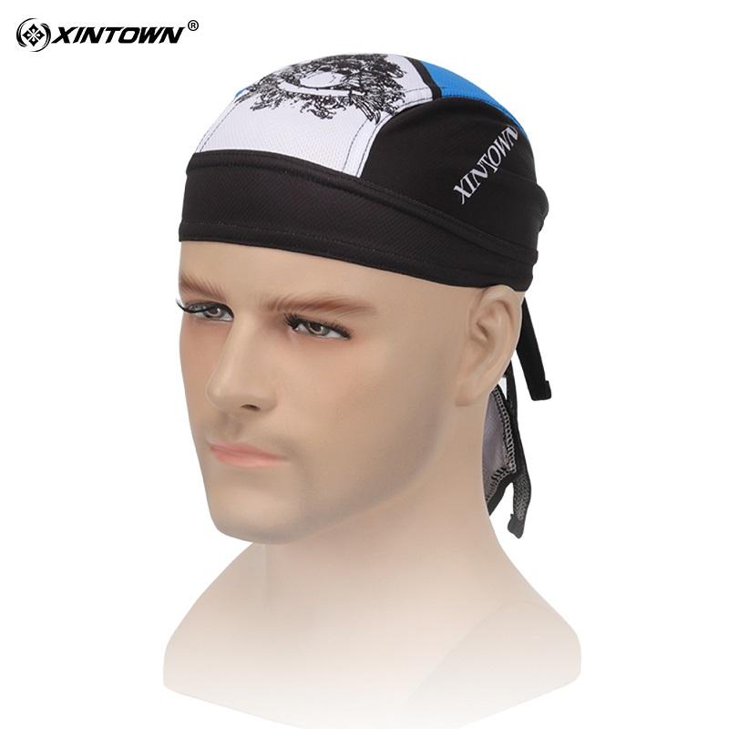 XINTOWN skeleton pirate polyster breathable anti-fade ciclismo bike bicycle running cycling cap hat mens bandanas velo