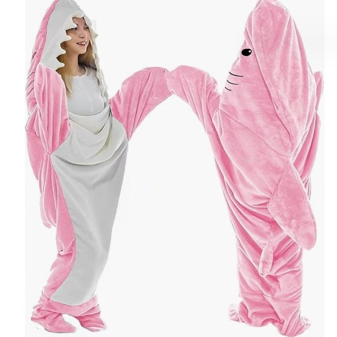 Shark Nap Attack! Cartoon Shark Sleeping Bag Pajamas