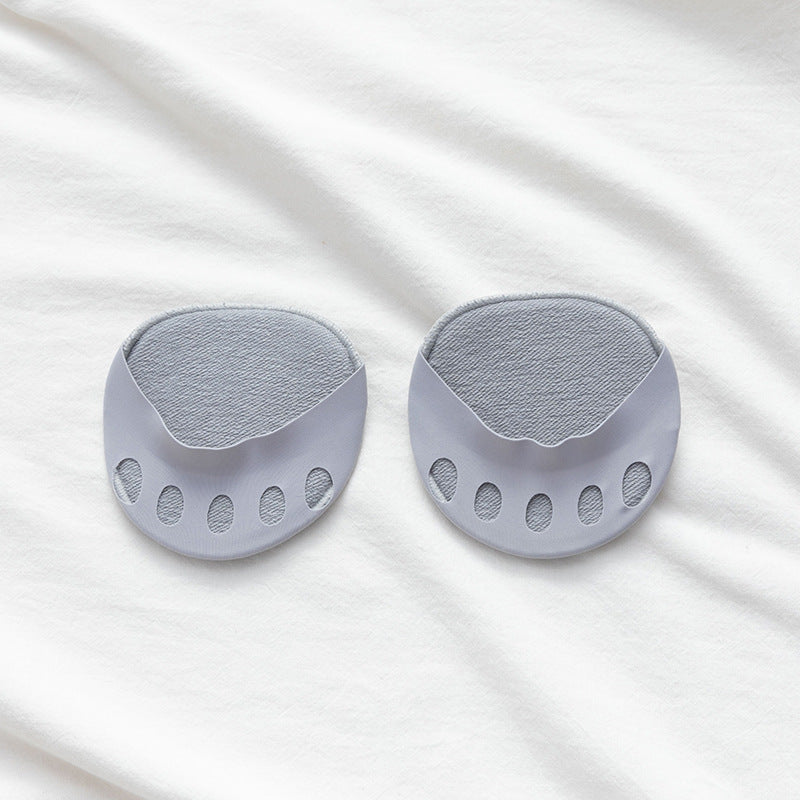 Spring And Summer New Ladies Half Palm Socks Lace Open Toe Socks Simple Breathable Toe Socks Invisible Socks Pads