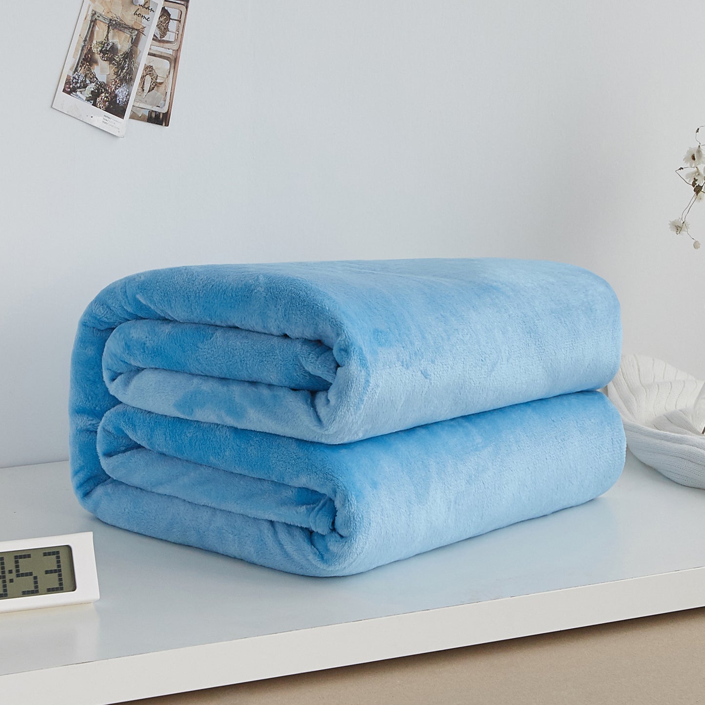 Cozy Up Solid Color Fleece Blanket