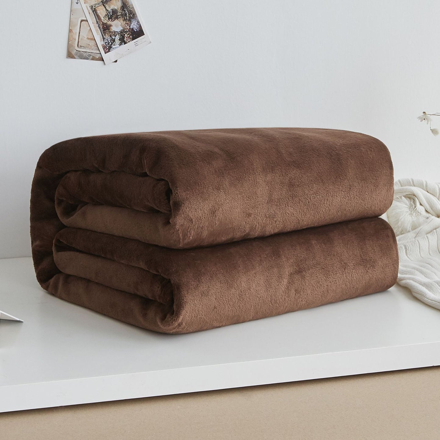 Cozy Up Solid Color Fleece Blanket
