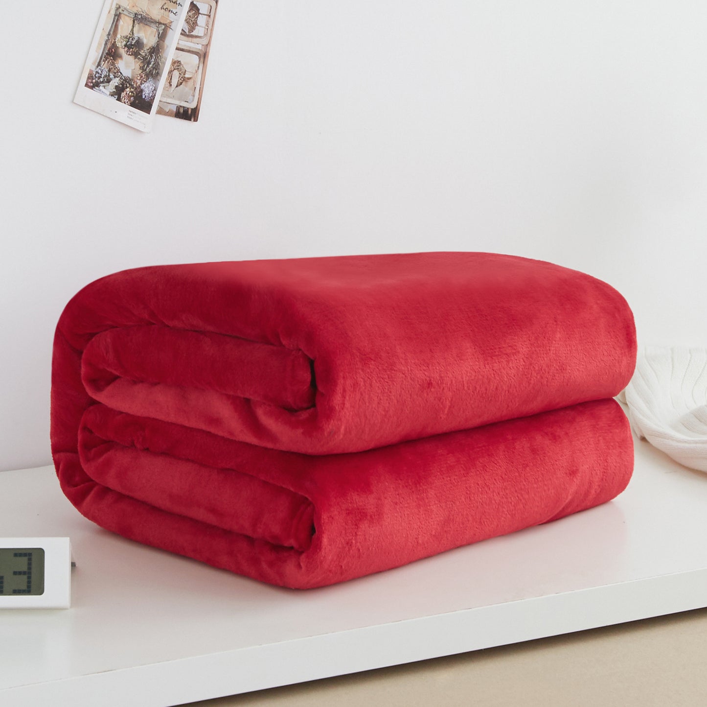 Cozy Up Solid Color Fleece Blanket