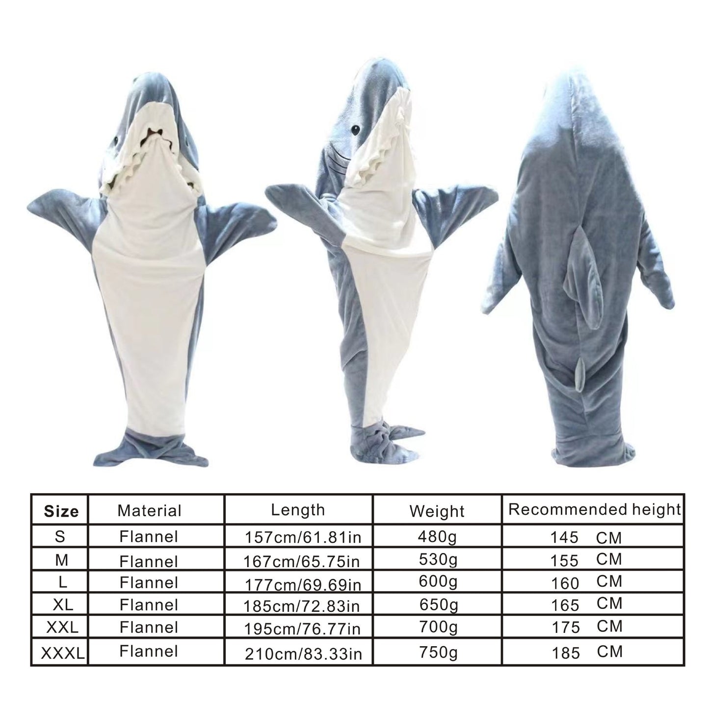 Shark Nap Attack! Cartoon Shark Sleeping Bag Pajamas