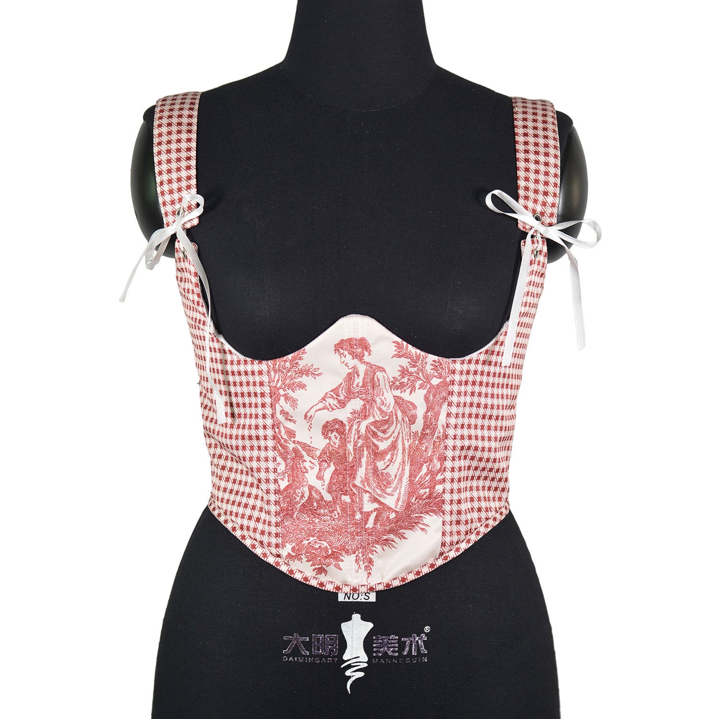 Retro Fishbone Corset Top