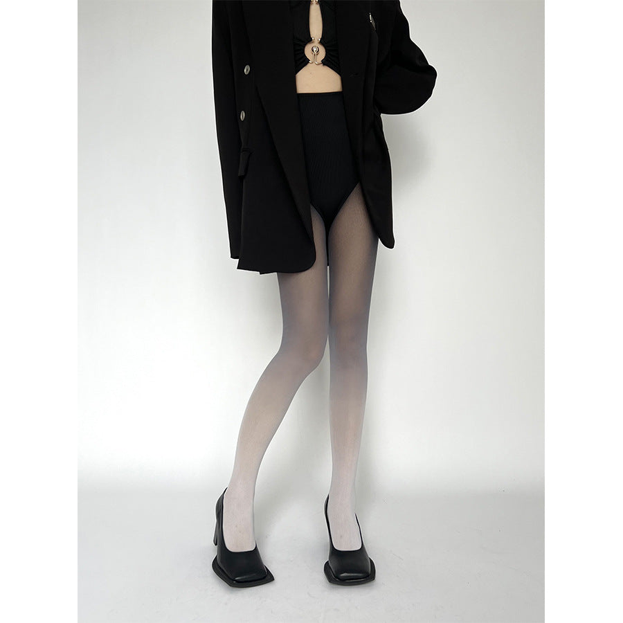 Thin Arbitrary Cut Gradient Silk Socks Velvet Pantyhose Candy Color Thin Legs Bottoming Socks Trend Brand