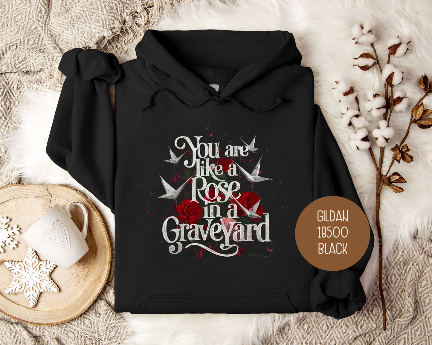 You Are Like a Rose in a Graveyard Dramione Hoodie-1