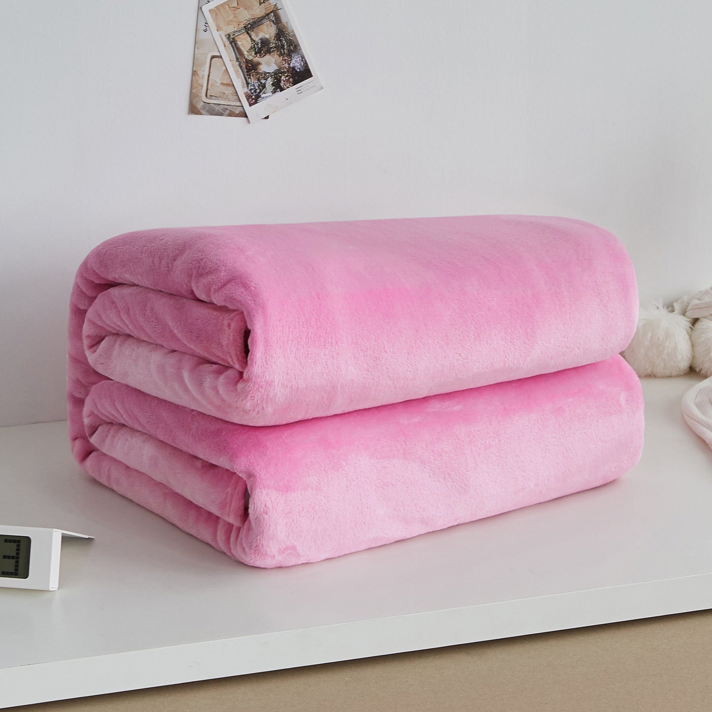Cozy Up Solid Color Fleece Blanket