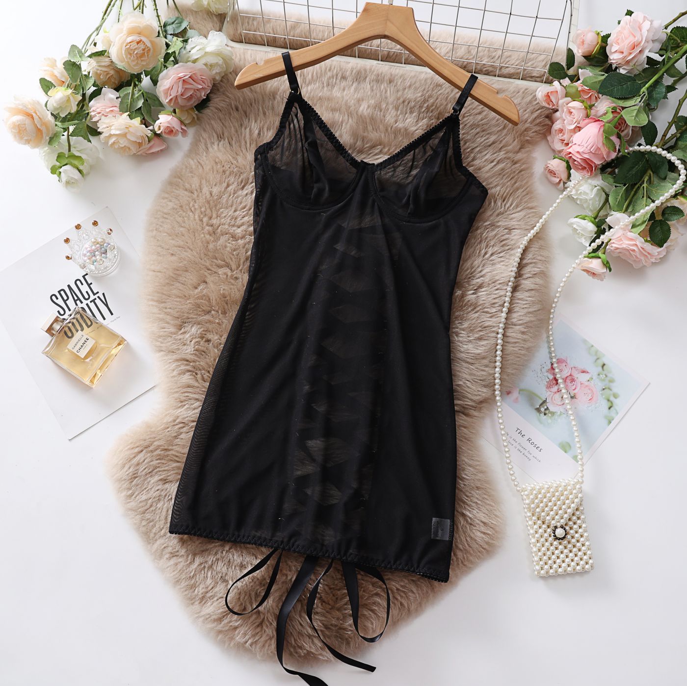 Sheer Seduction Mesh Strapless Bodysuit