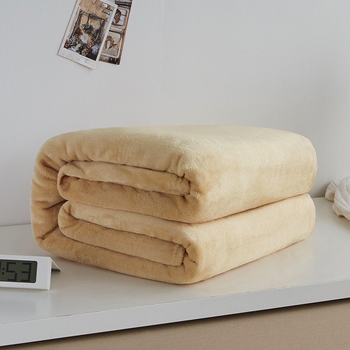 Cozy Up Solid Color Fleece Blanket