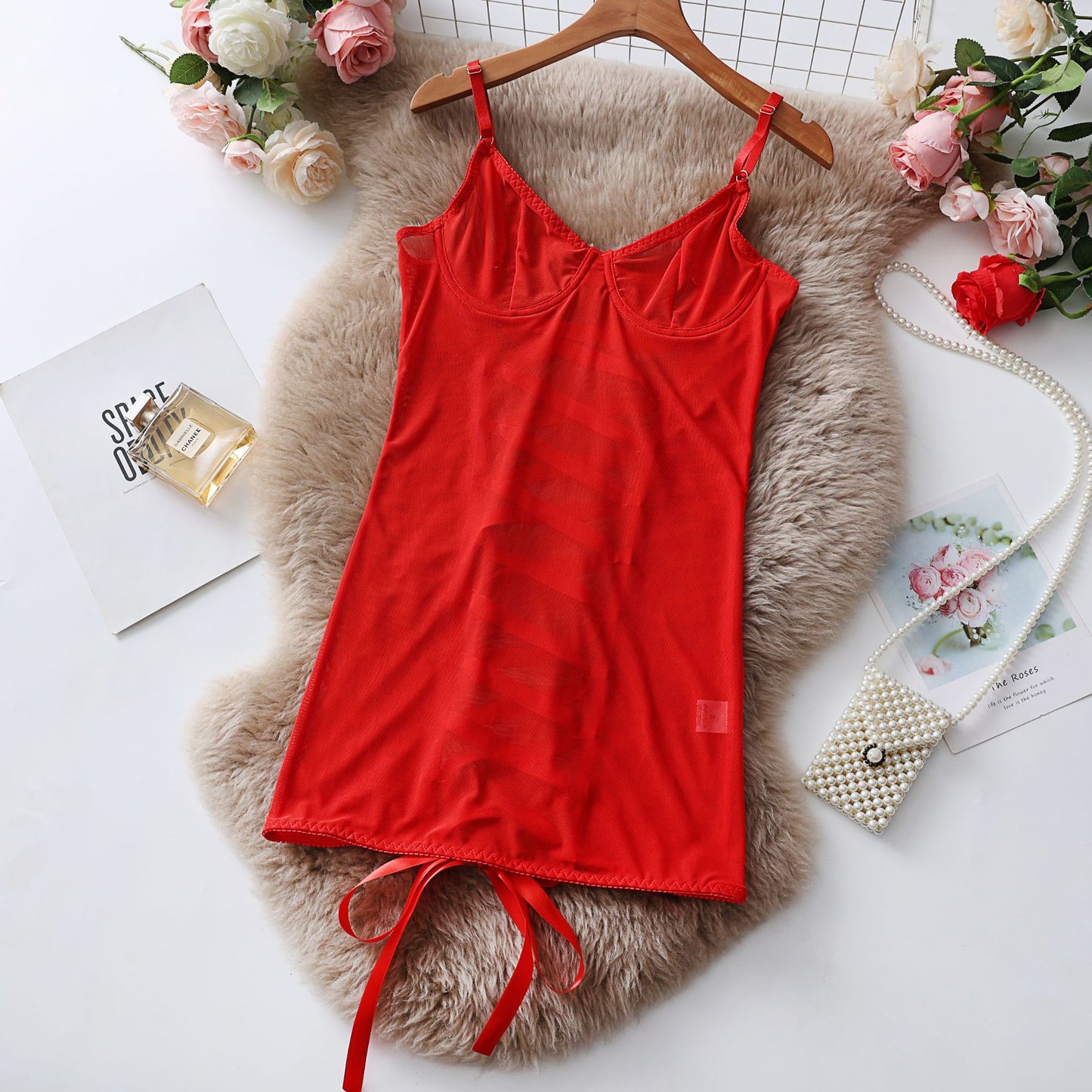 Sheer Seduction Mesh Strapless Bodysuit