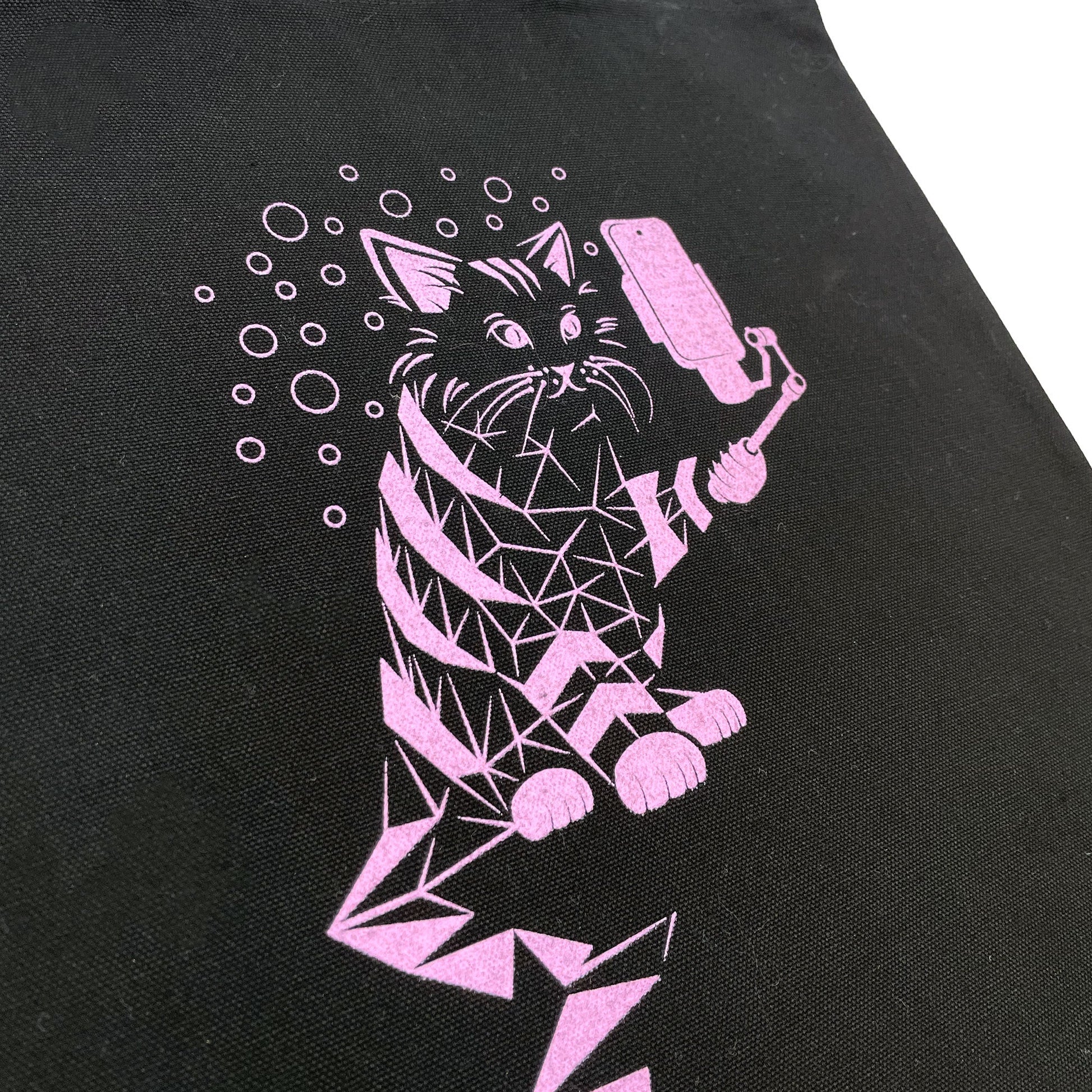 Snap Cat Tote Bag-1
