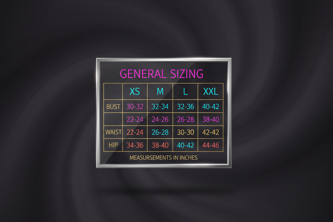 General Sizing Charts