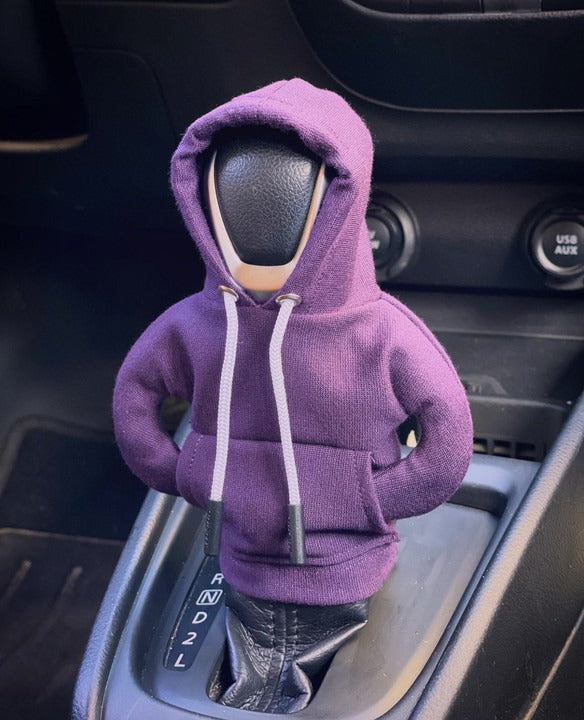 Miniature Hoodie Car Shifter Cover