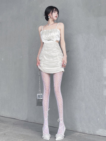 Hollow Black Sexy High-Value Net Red Star Burst With The Same Style Of Mermaid Spider Web Socks Beautiful Legs