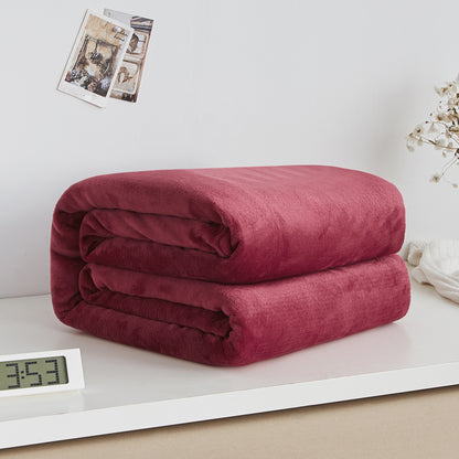 Cozy Up Solid Color Fleece Blanket