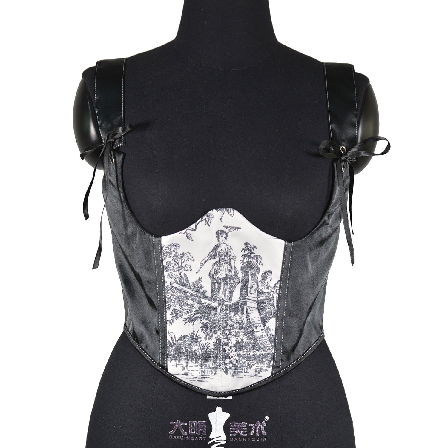 Retro Fishbone Corset Top