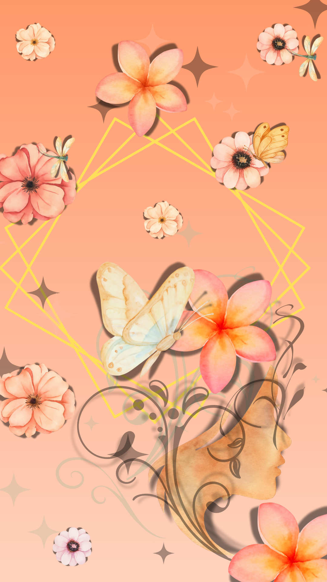 Sunkissed Peach Duo 2pk Phone Backgrounds