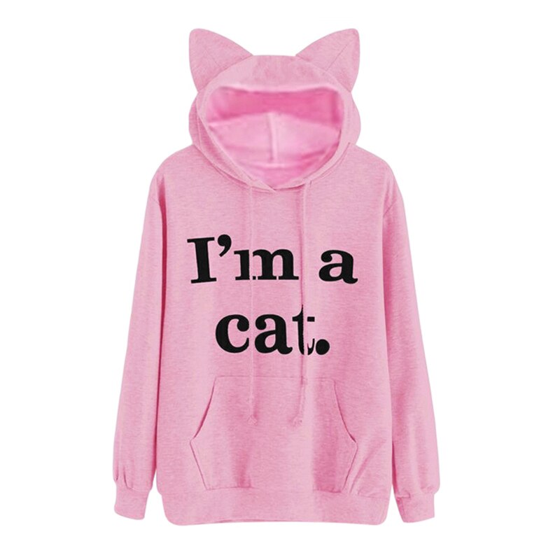 Cozy Chaos Loose Fit Feline Hoodie
