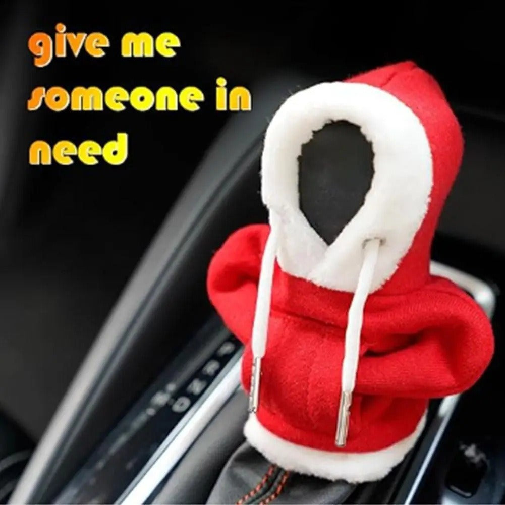 Miniature Hoodie Car Shifter Cover