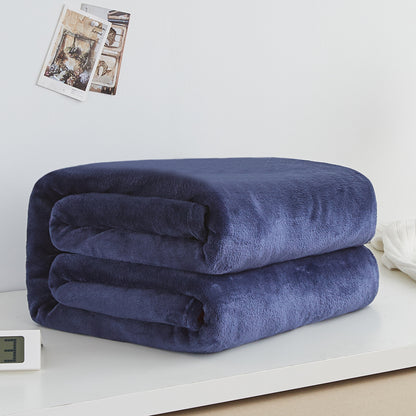 Cozy Up Solid Color Fleece Blanket