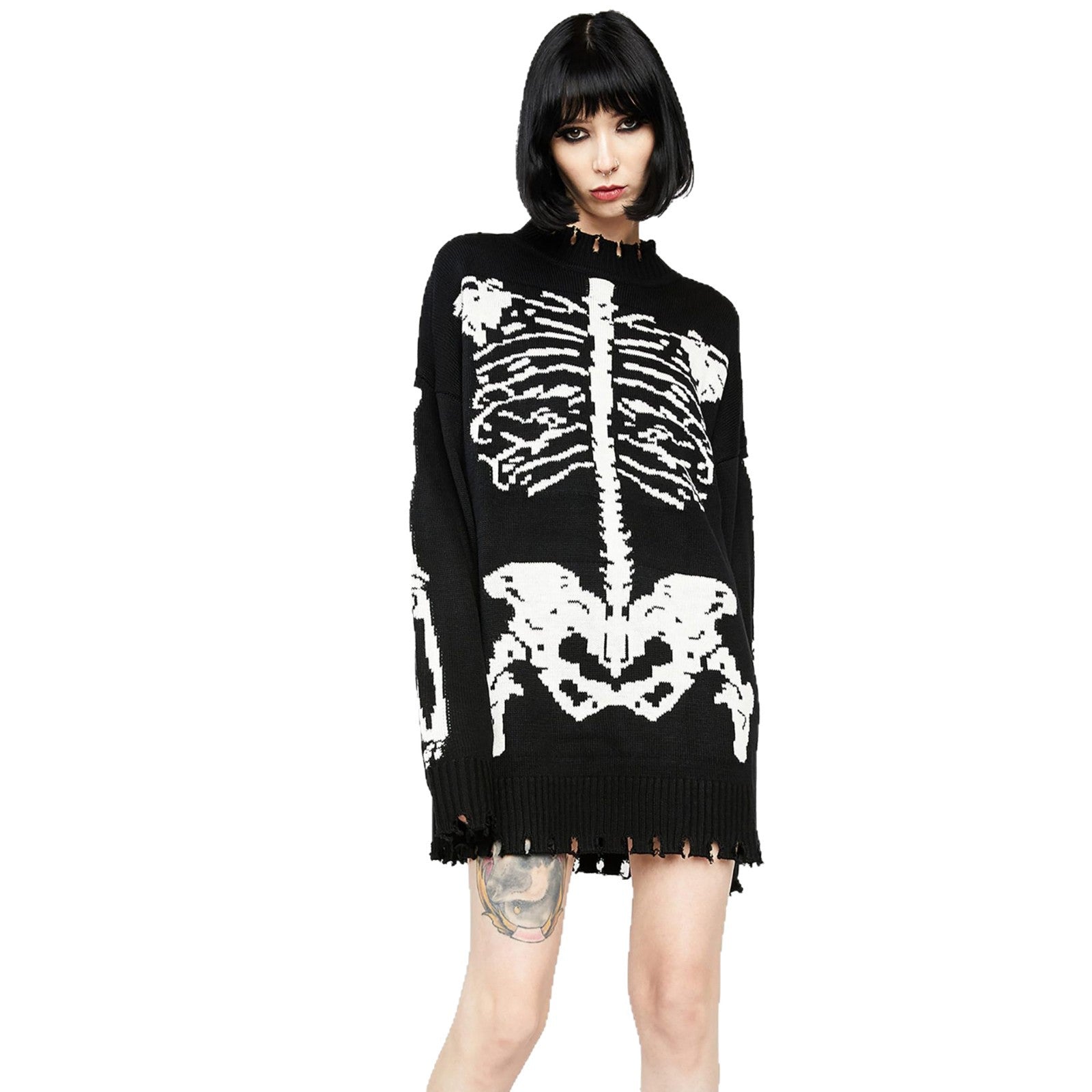 Bare Bones and Bothered Sweater