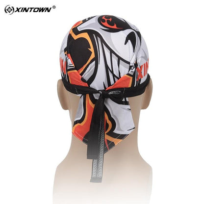 XINTOWN skeleton pirate polyster breathable anti-fade ciclismo bike bicycle running cycling cap hat mens bandanas velo