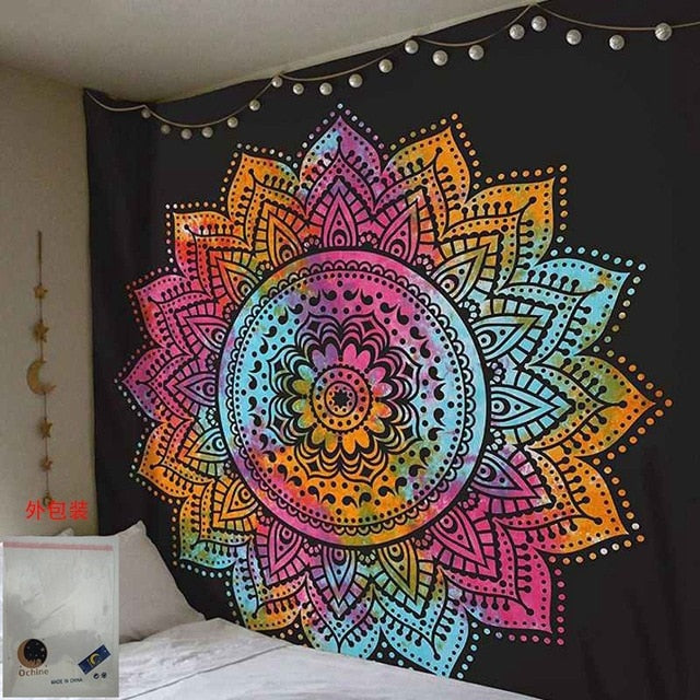 Mandala Tapestry Wall Hanging