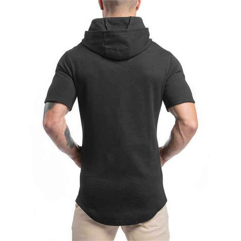 "Gun Show" Short Sleeve Muscle Hoodie