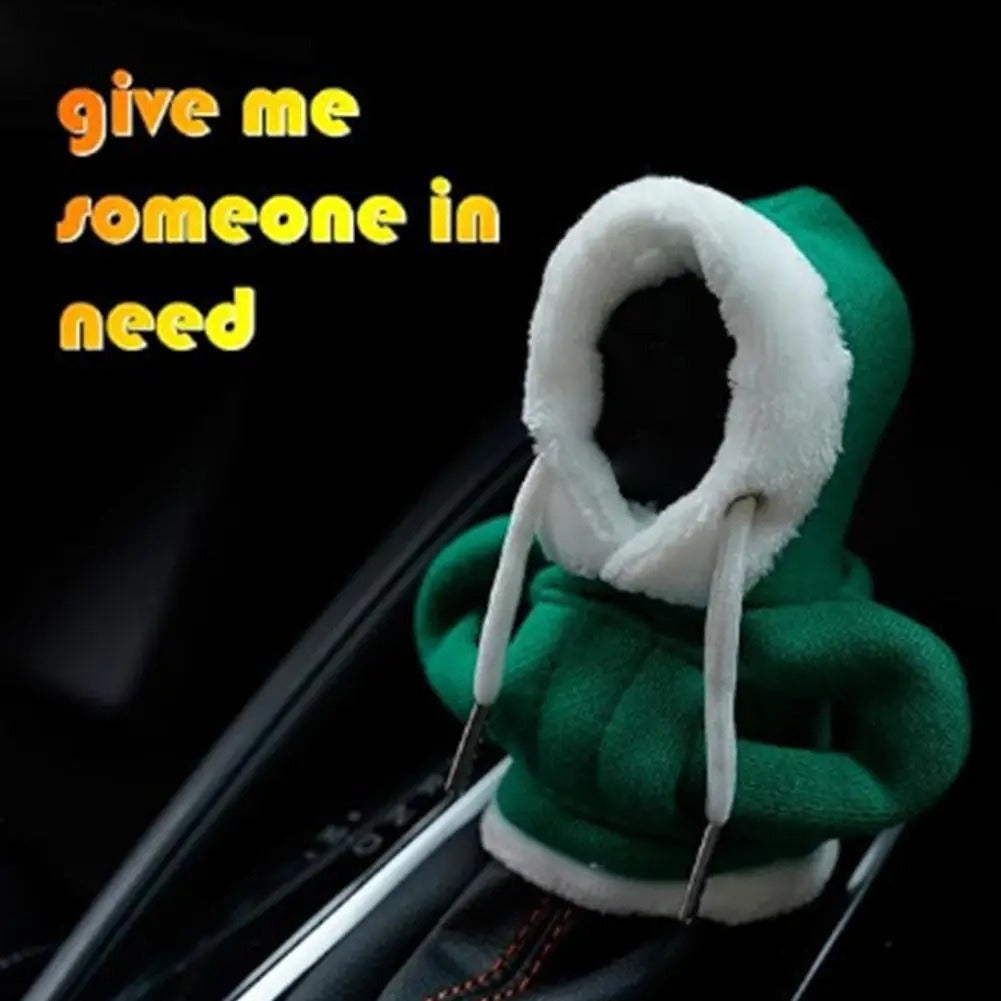Miniature Hoodie Car Shifter Cover