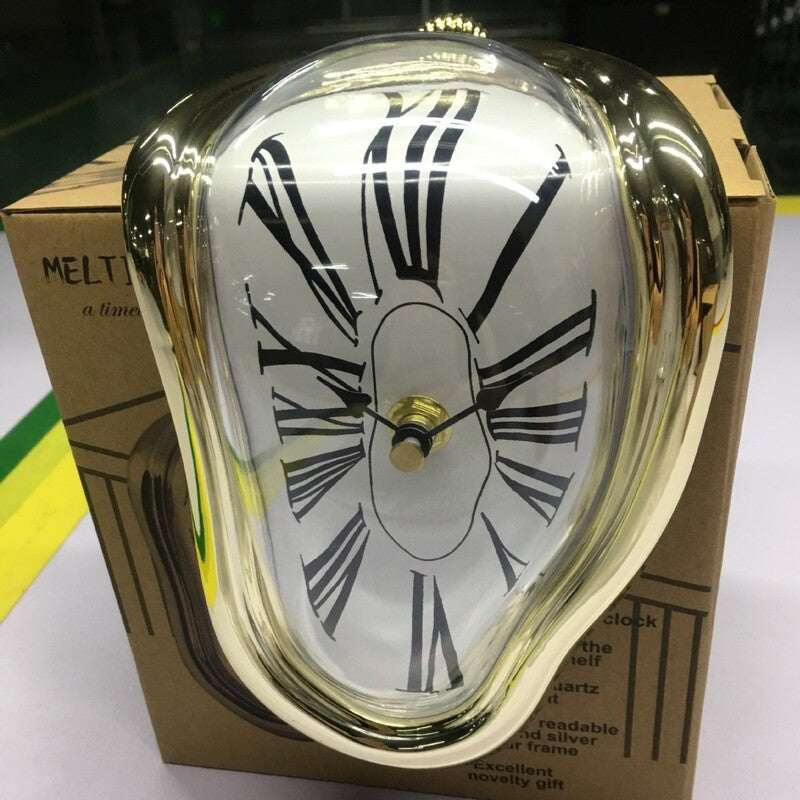 Twisted Corner Clock  - Warp Wall Clock