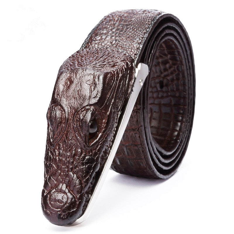 "Better Than His Old One" Croc-Embossed Belt