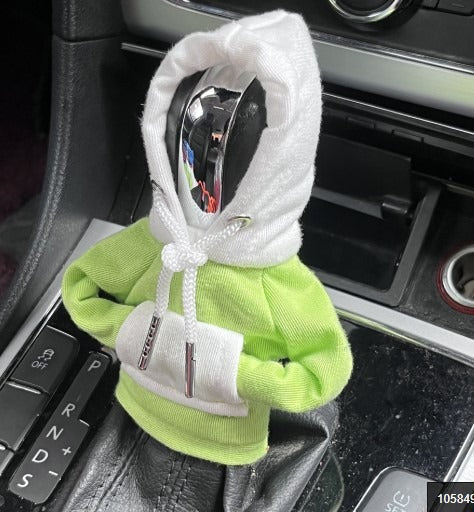 Miniature Hoodie Car Shifter Cover