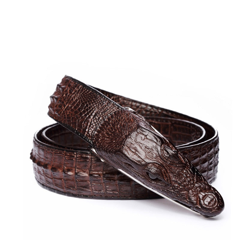 "Better Than His Old One" Croc-Embossed Belt