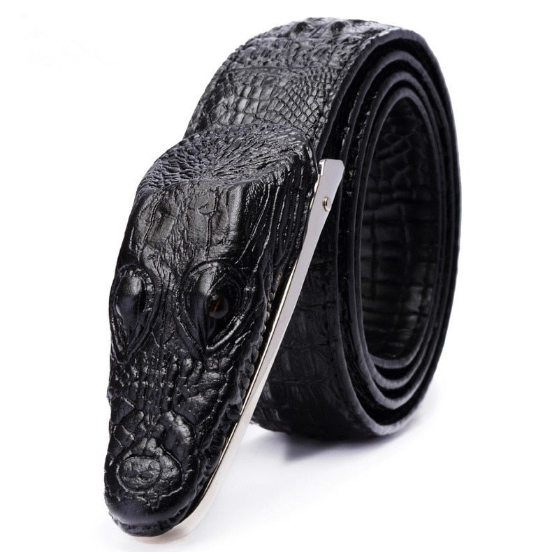 "Better Than His Old One" Croc-Embossed Belt