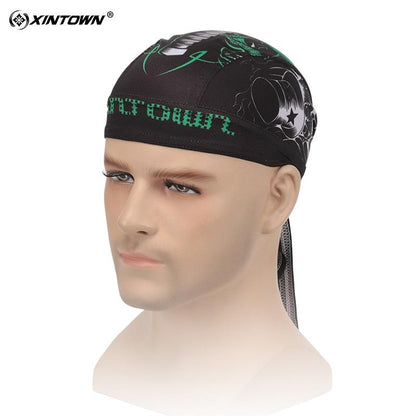 XINTOWN skeleton pirate polyster breathable anti-fade ciclismo bike bicycle running cycling cap hat mens bandanas velo