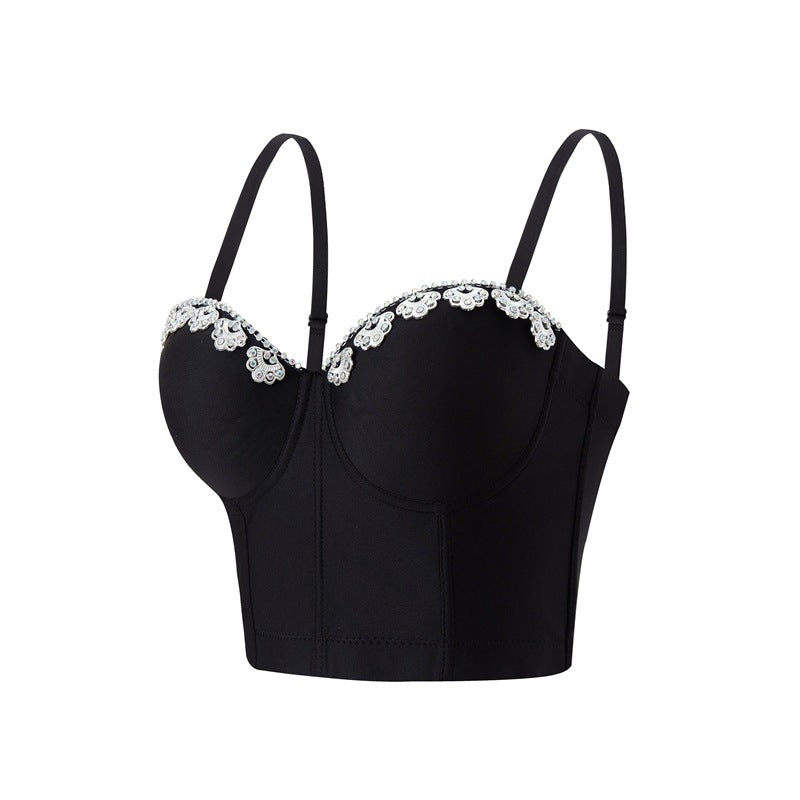 Tight fishbone corset top