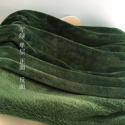 Cozy Up Solid Color Fleece Blanket