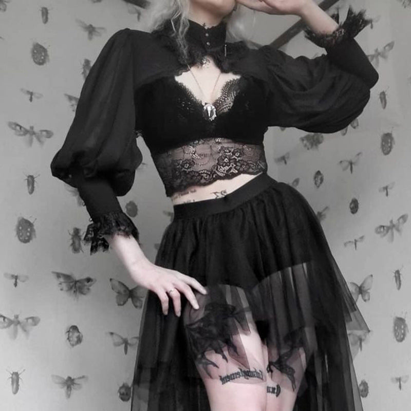 Gothic Empress Long Sleeve Camisole
