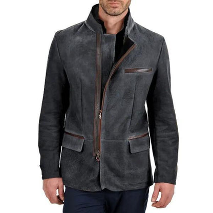 Michigan Jacket Solid Color Cover Bag Combination Zipper Warm Men's Jacket