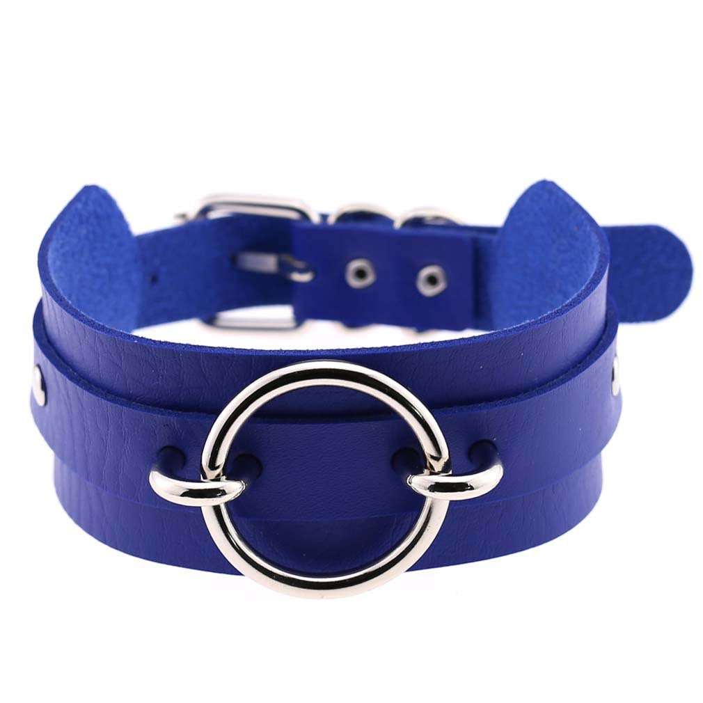 Oath Ring Leather Collar
