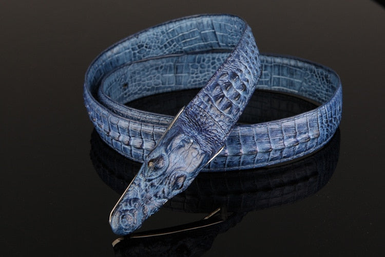 "Better Than His Old One" Croc-Embossed Belt