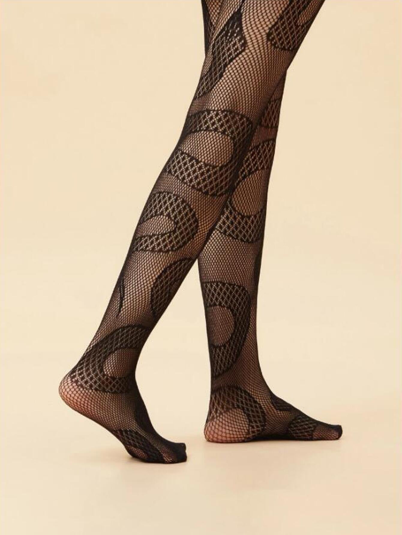 Snake Charmer Mesh Stockings