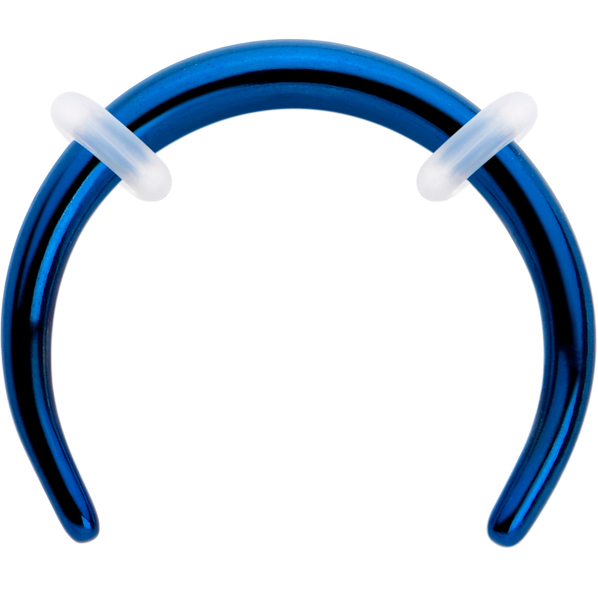 14G 3/8 Blue Pincher Crescent Taper