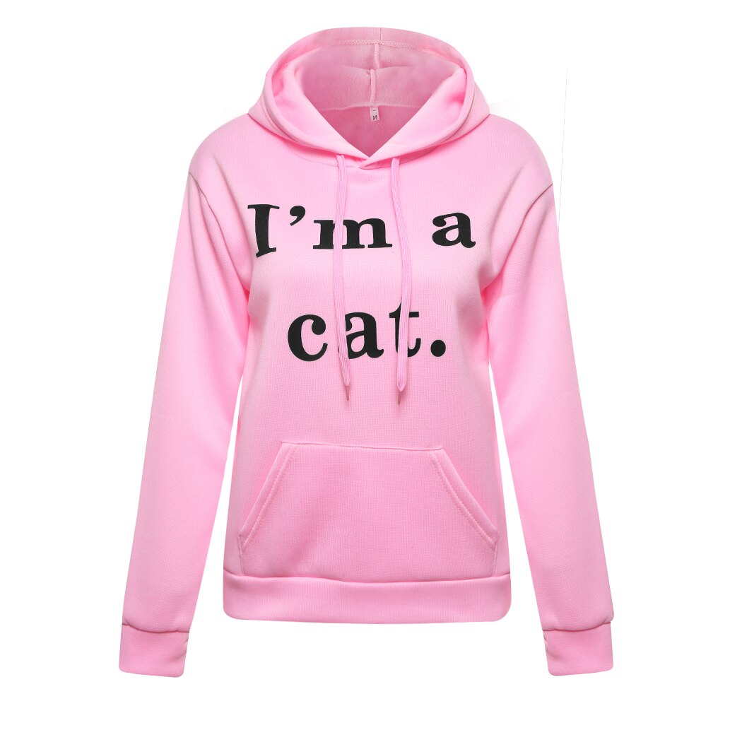 Cozy Chaos Loose Fit Feline Hoodie