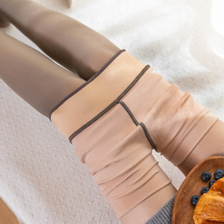 Stewardess Illusion Plush Leggings